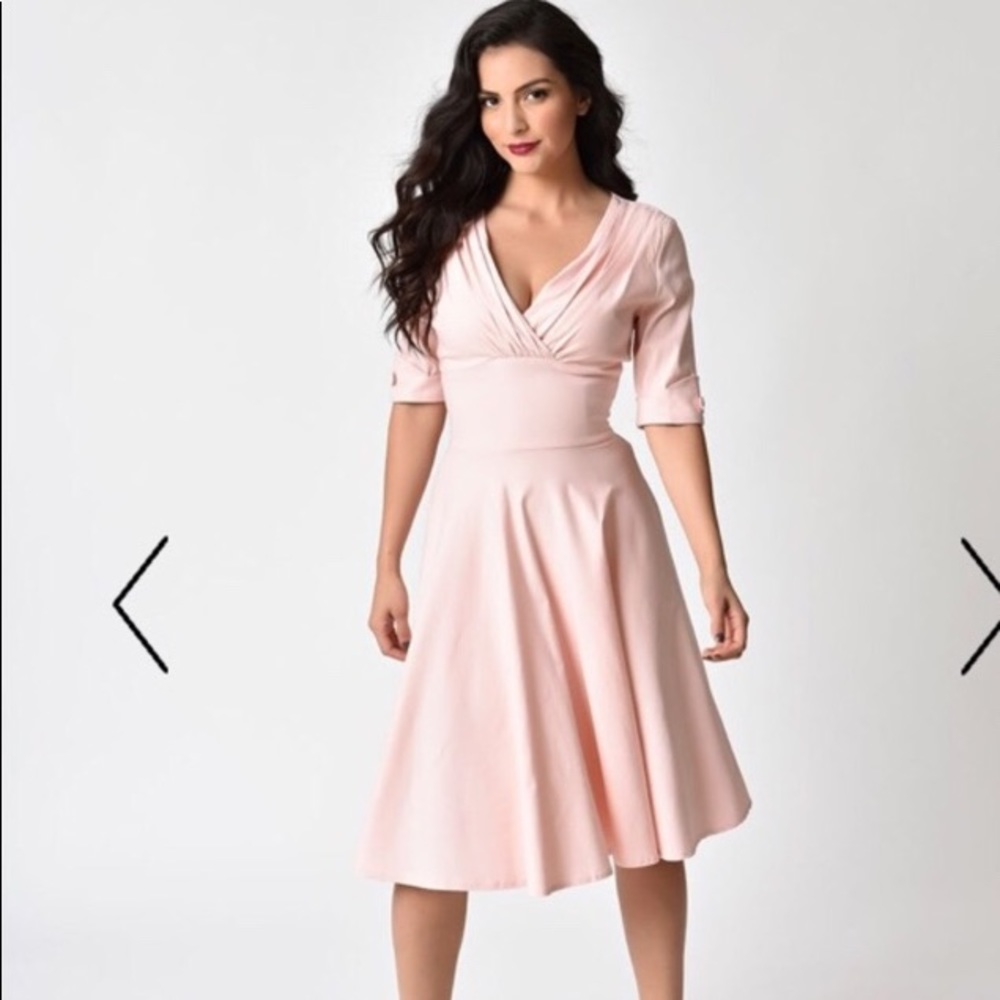 Unique Vintage pink dress